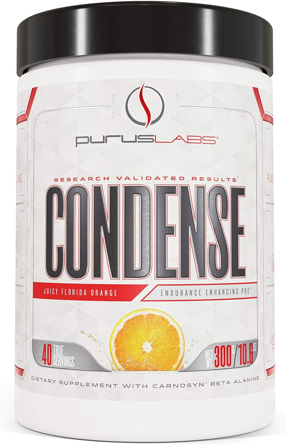 Purus Labs Condense-Pre Workout Energy Drink Mix Powder 40 srvs