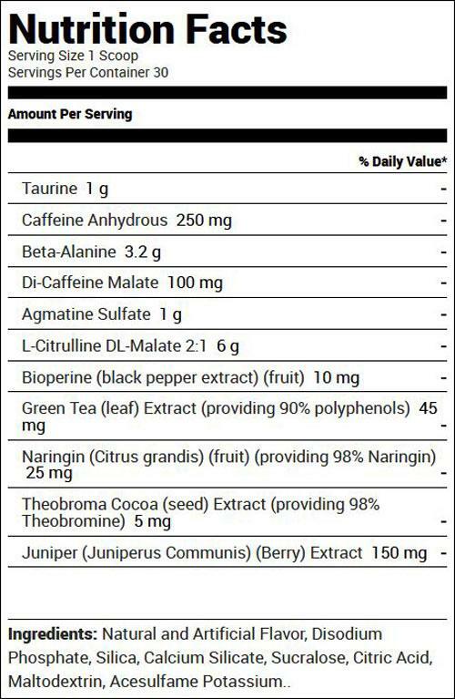 RedCon1 Total War PreWorkout 30 Servings