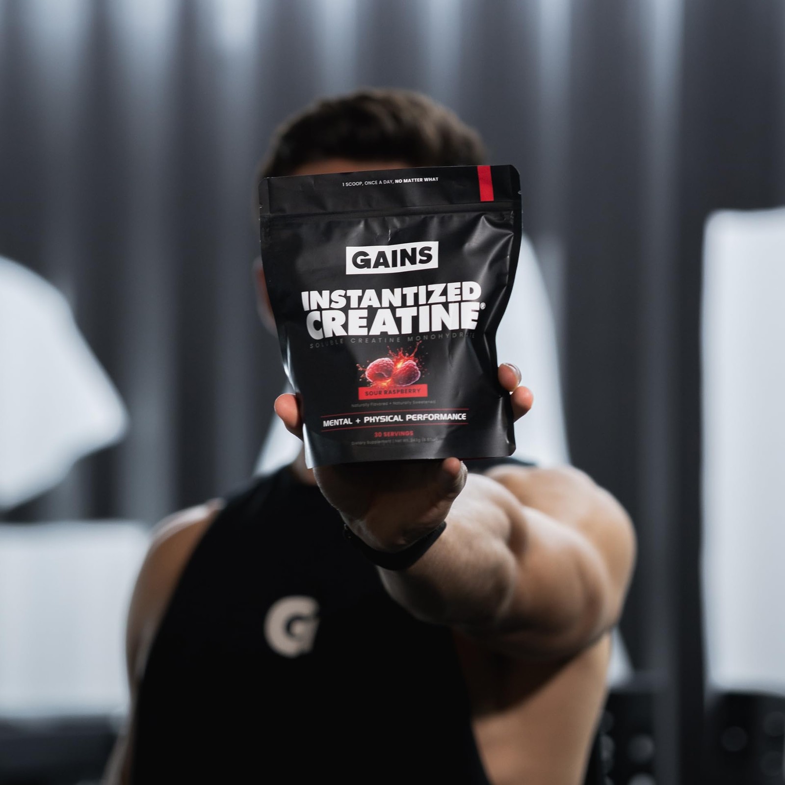Gains in Bulk Instantized Creatine Monohydrate for Men & Women, Soluble Pre W…