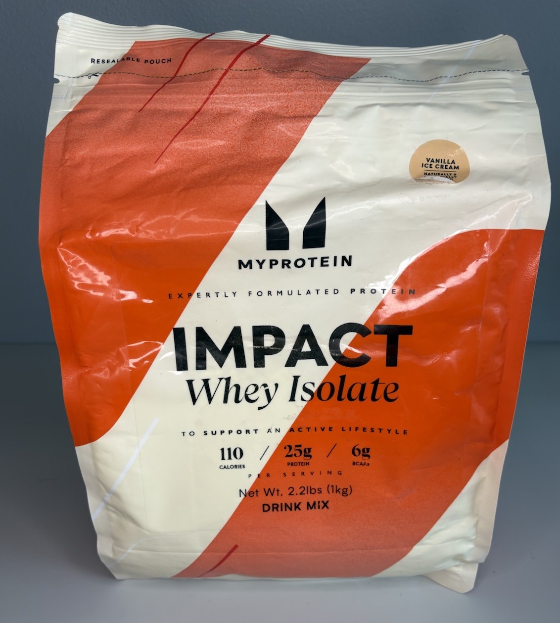 Myprotein Impact Whey Protein Powder, 2.2 Lbs. (vanilla Ice Cream)