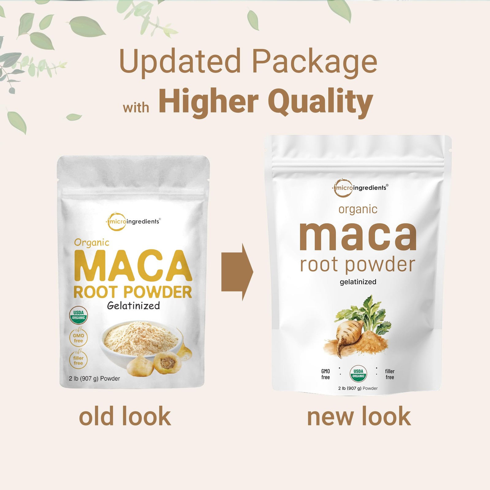 Micro Ingredients Organic Maca Root Powder, 2 Pound, 2 Pound (Pack of 1)