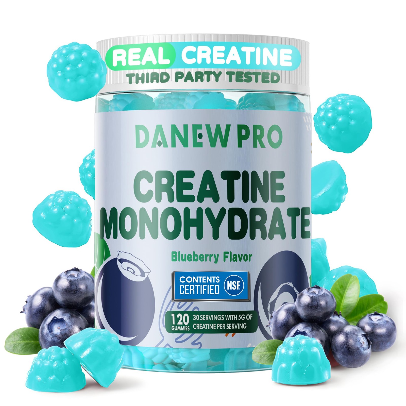 Gomitas Monohidrato De Creatina 5000mg Desarrollar Músculo Para Hombres/Mujeres