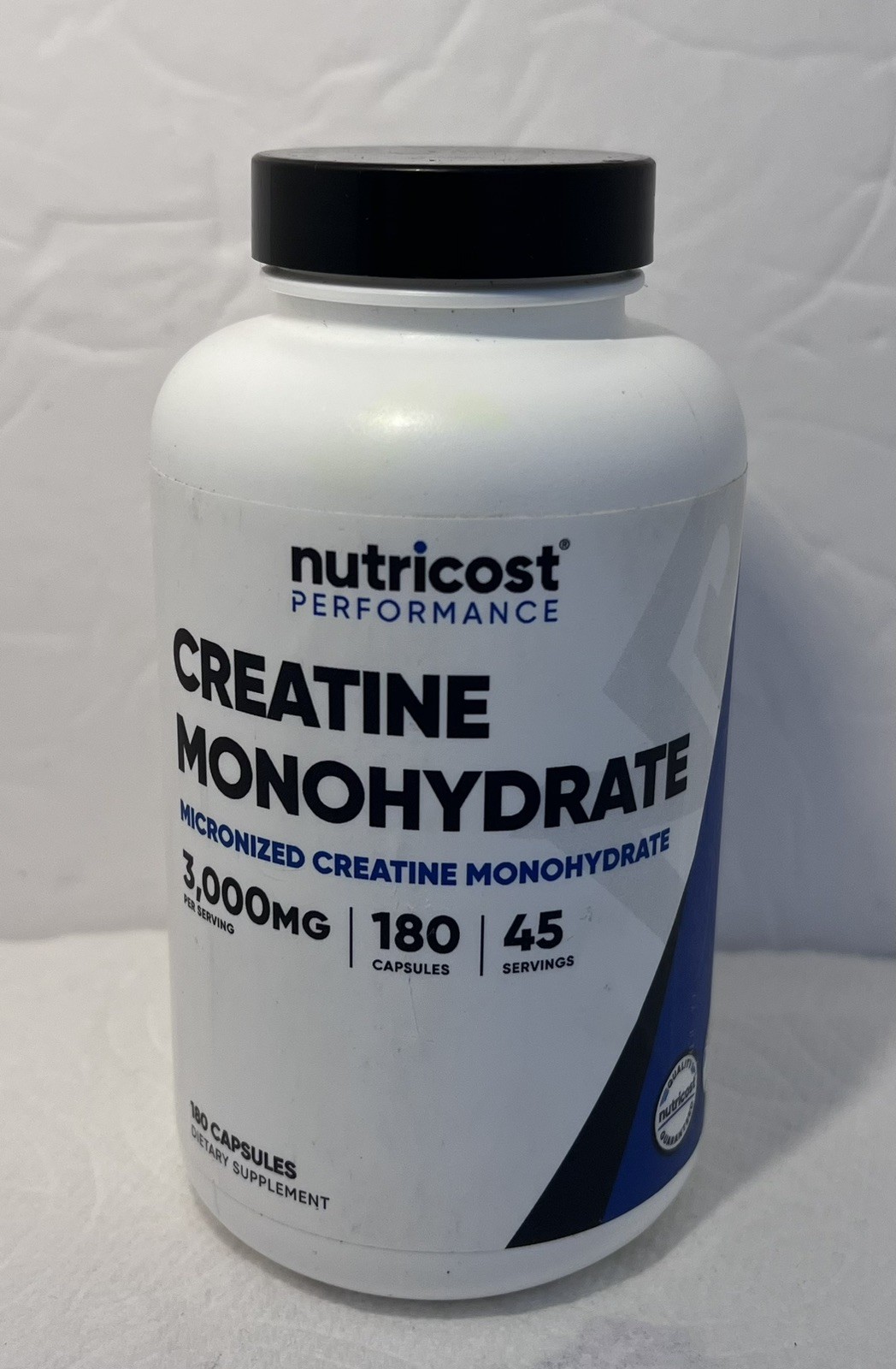 Nutricost Performance Creatine Monohydrate 3,000mg 180capsules Exp08/28