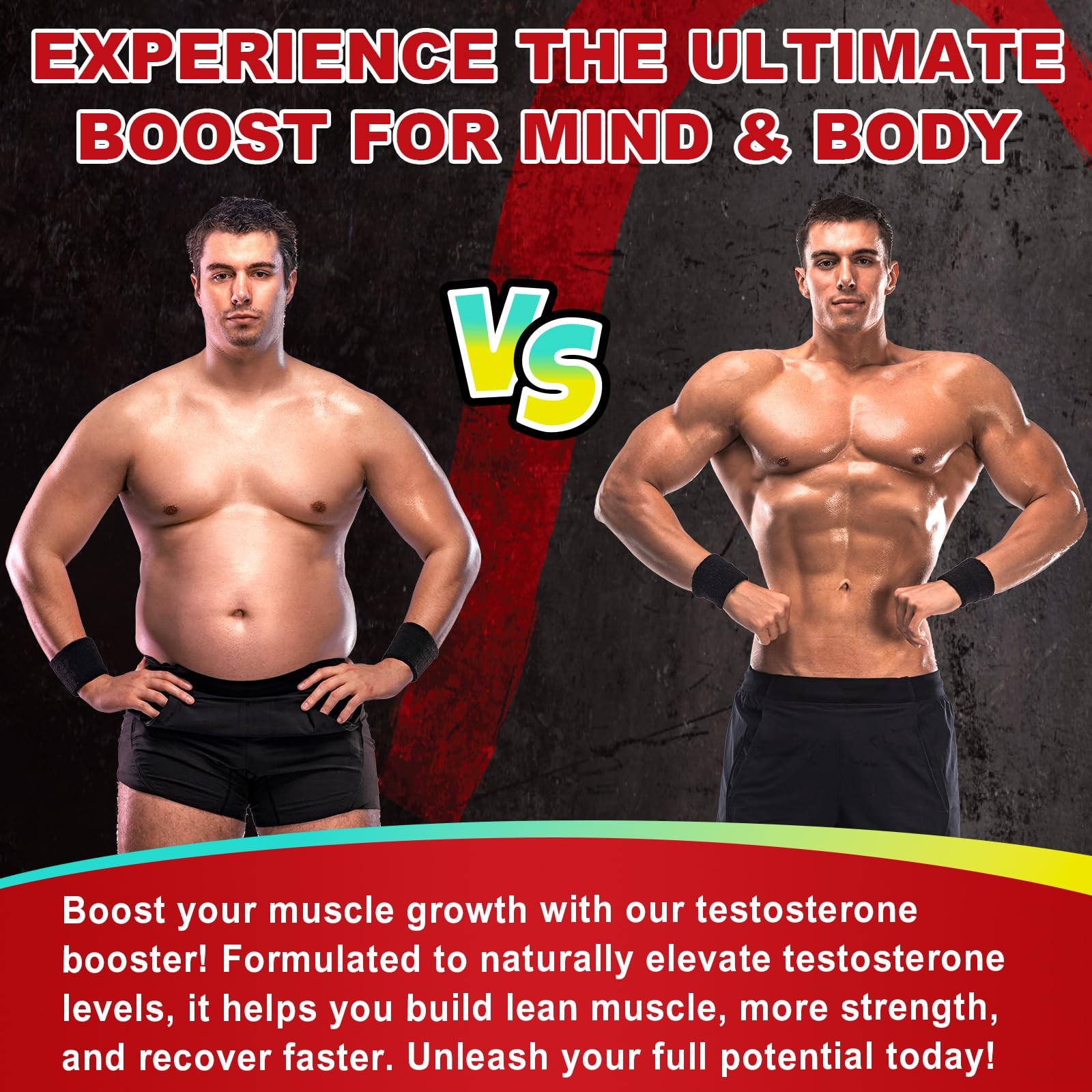 Testosterone Supplement for Men – Booster 60 Count (Pack of 1)