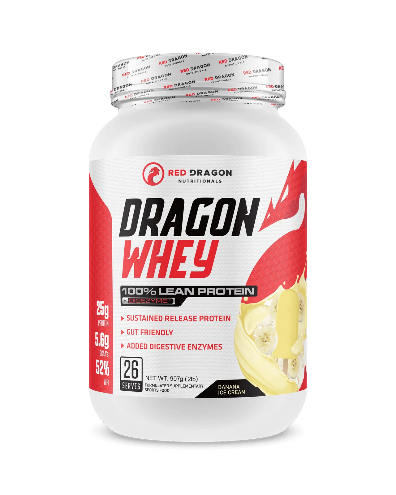 Dragon Whey Protein by Red Dragon Nutritionals