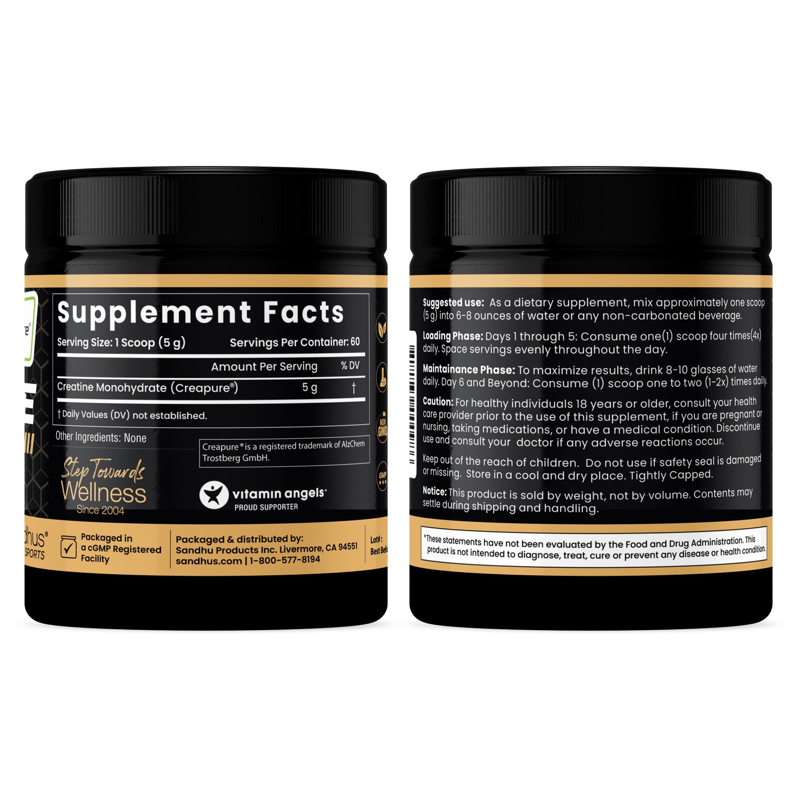 Sandhu’S Creapure German Creatine Monohydrate Powder Supplements for Men & Women