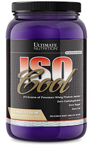 Ultimate Nutrition ISO Cool Whey Isolate Protein Powder – Keto Friendly – Sugar