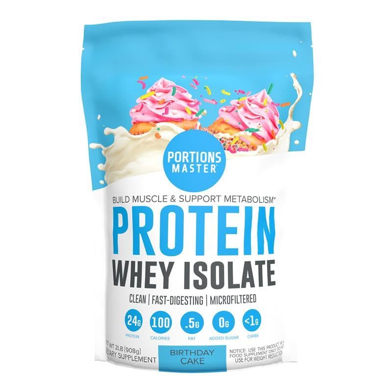 Portions Master | Cross-Flow Microfiltration Whey Isolate Protein