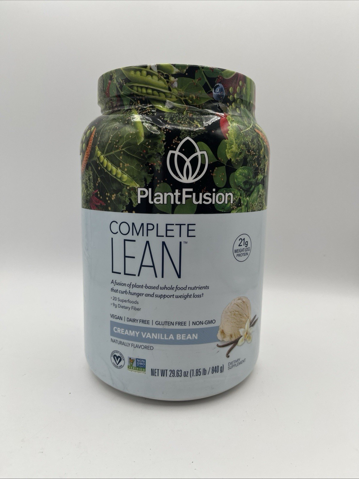 PlantFusion Complete Lean Creamy Vanilla Bean 29.63 oz (EXP:02/27)