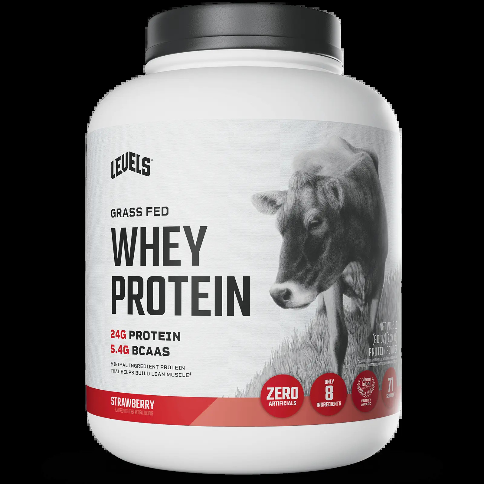 Levels Whey Protein, Grass Fed, No Artificials, 24G of Protein