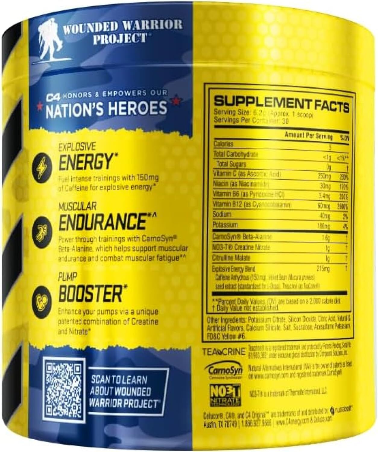 Cellucor C4 Original Pre Workout Powder 30 Servings