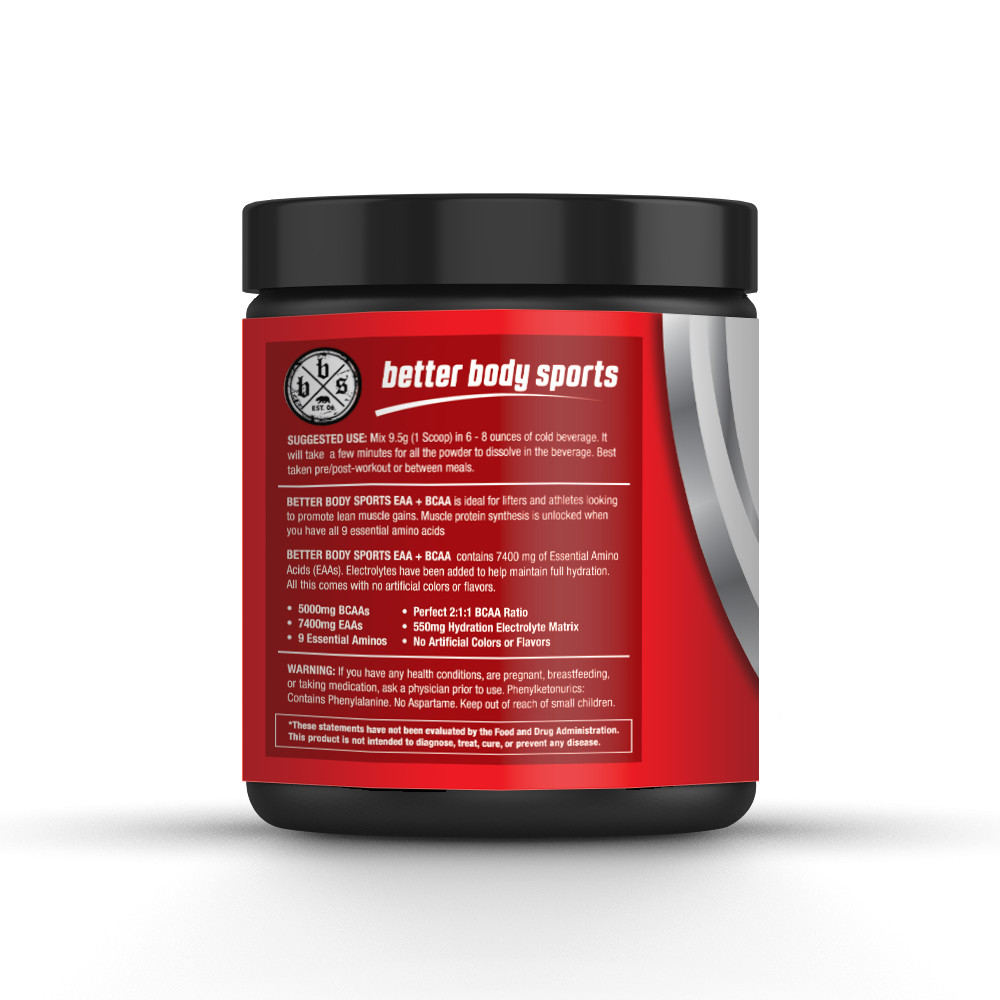 Bodyform – BCAA and EAA Supplement With Electrolytes (2 Pack) – 60 Servings