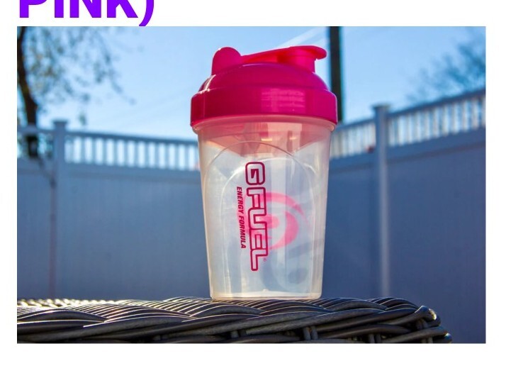 G Fuel OG HOT PINK Shaker Cup 16 oz GFuel RARE 2016 2017 OG Gamma Labs