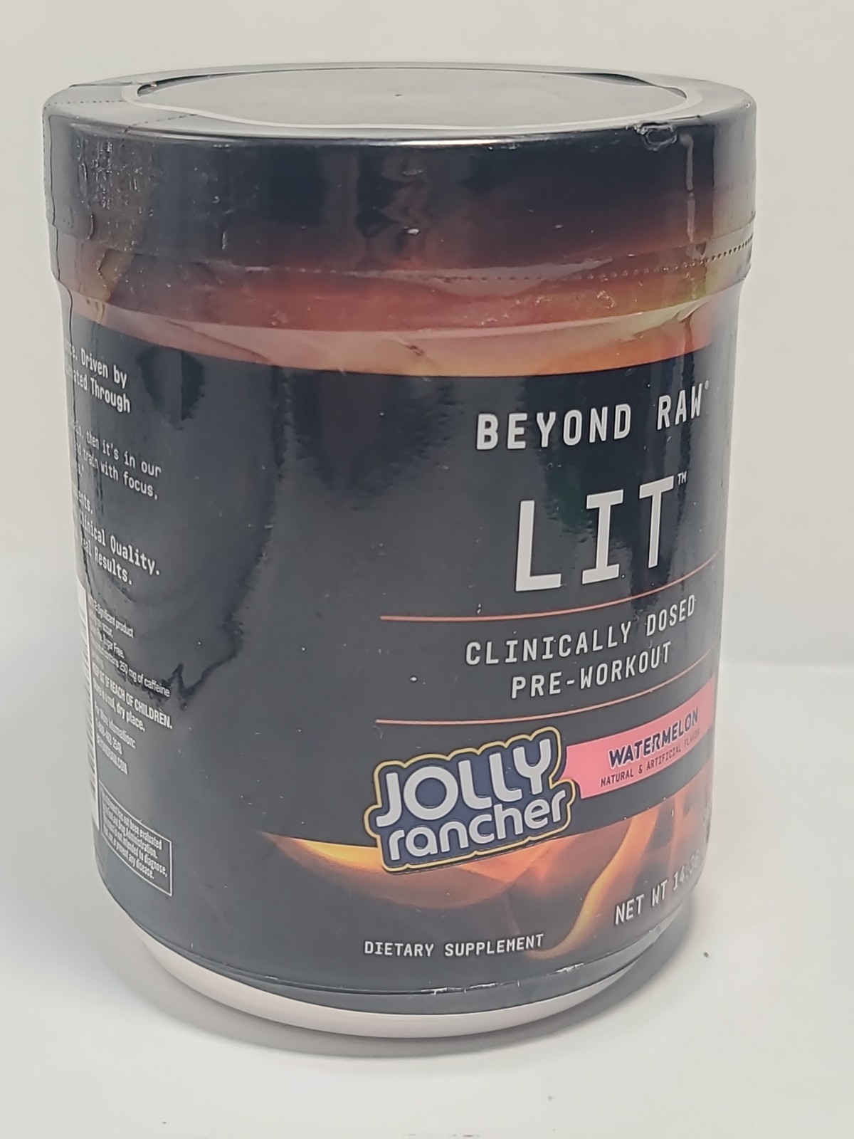 BEYOND RAW• LIT• JOLLY Rancher Supplement• 30 Servings WATER MELON Flavors 07/27