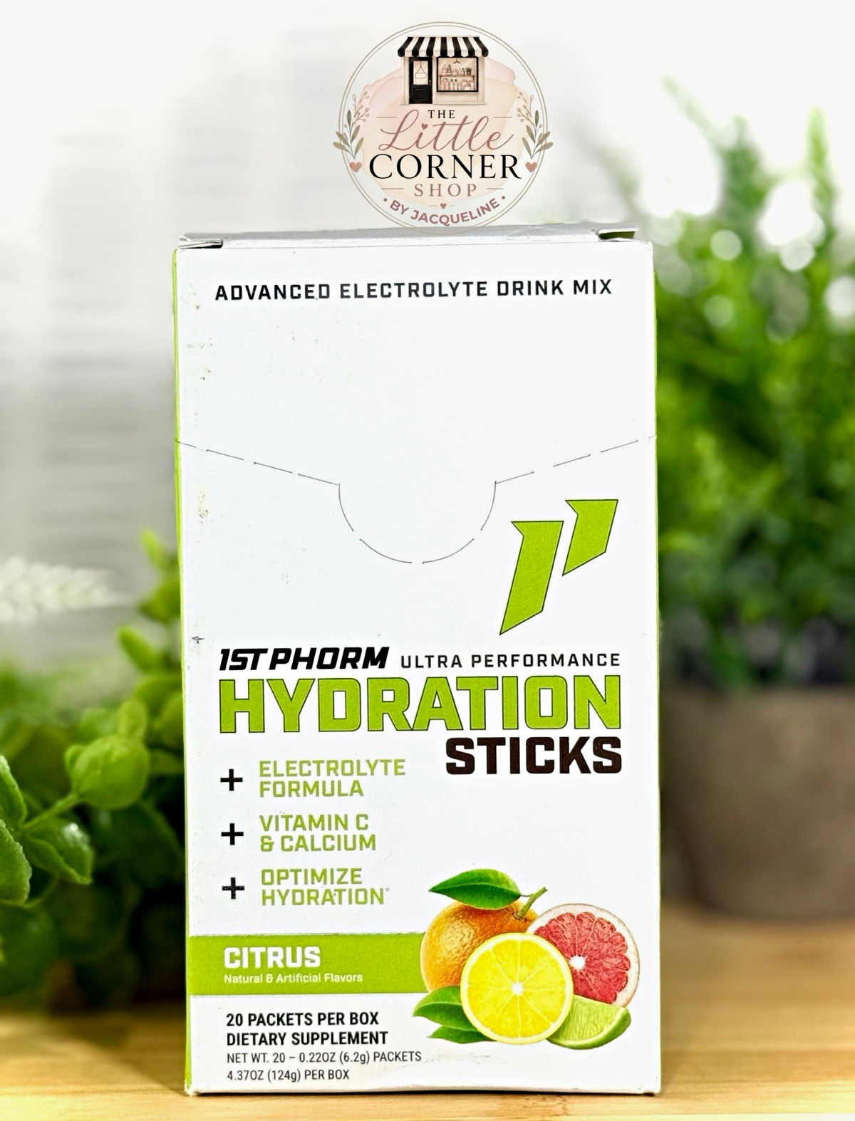 1st Phorm Hydration Sticks Lemonade Electrolyte Drink Mix 20 Pack Box New
