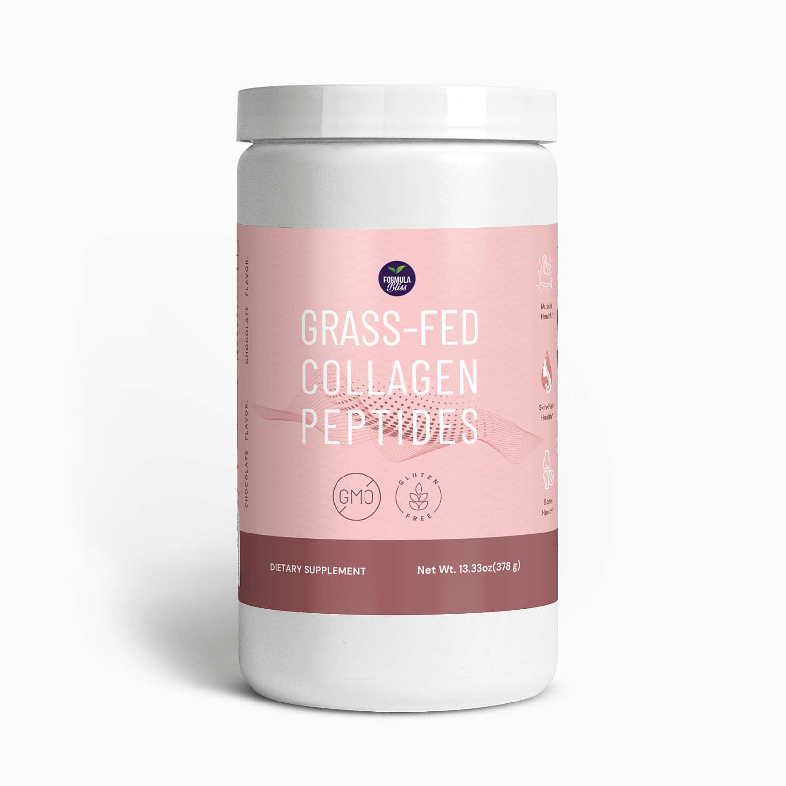 Organic Grass Fed Collagen Peptides Powder filled with collagen type 1 & 3