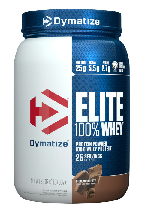 Dymatize Elite 100% Whey Protein Powder Rich Chocolate 2LB