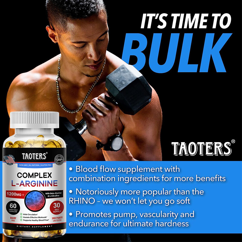 Blood Flow Supplement,Nitric Oxide, Testosteron ,Pump Booster, Endurance Support