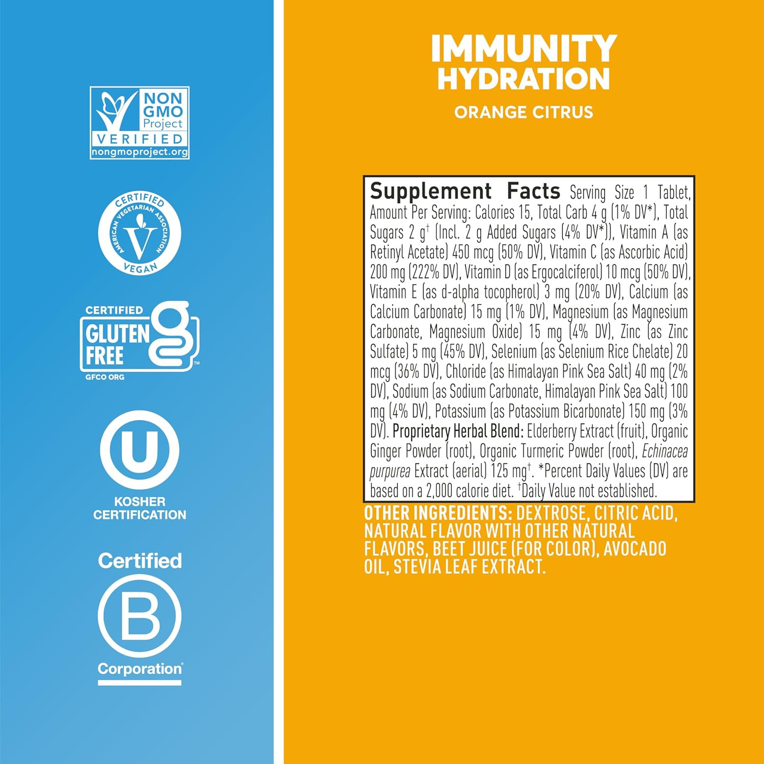 , Citrus Orange Immunity Box, 1.9 Ounce, 8 Count (Pack of 2)