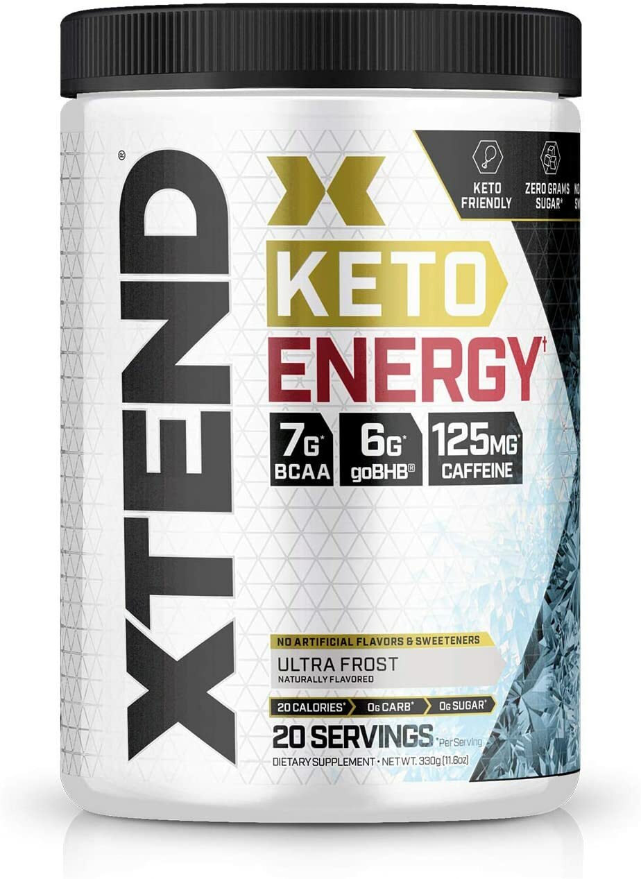 Xtend Keto Energy – The Perfect Keto & BCAA Aminos – 20 Servings – ULTRA FROST