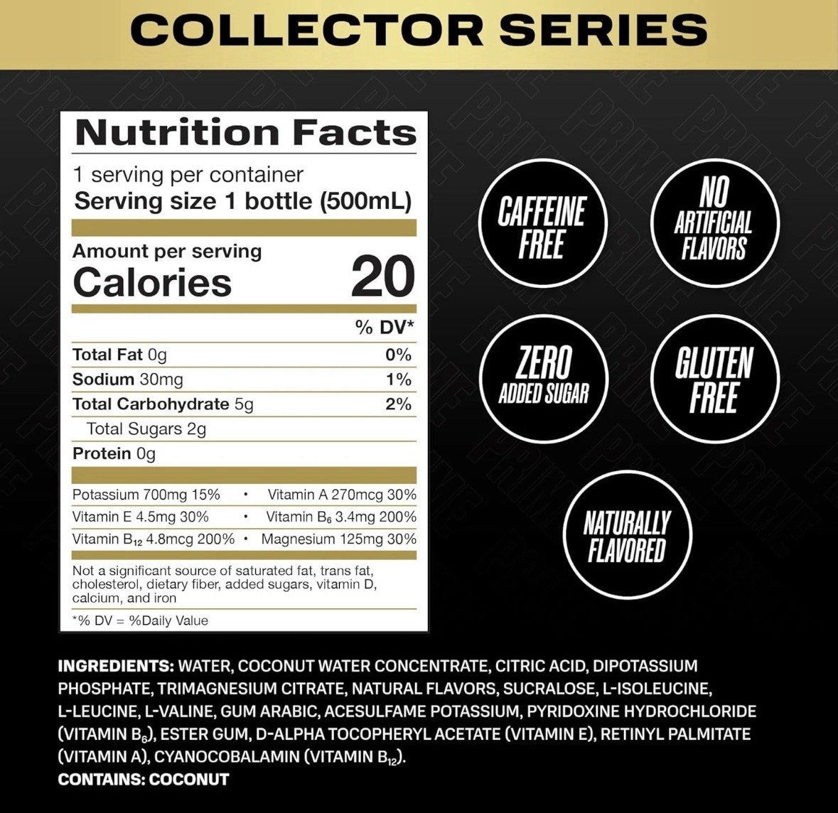 PRIME Hydration – Electrolyte Sports Drink – Collector Series (12 Bottles) NEW