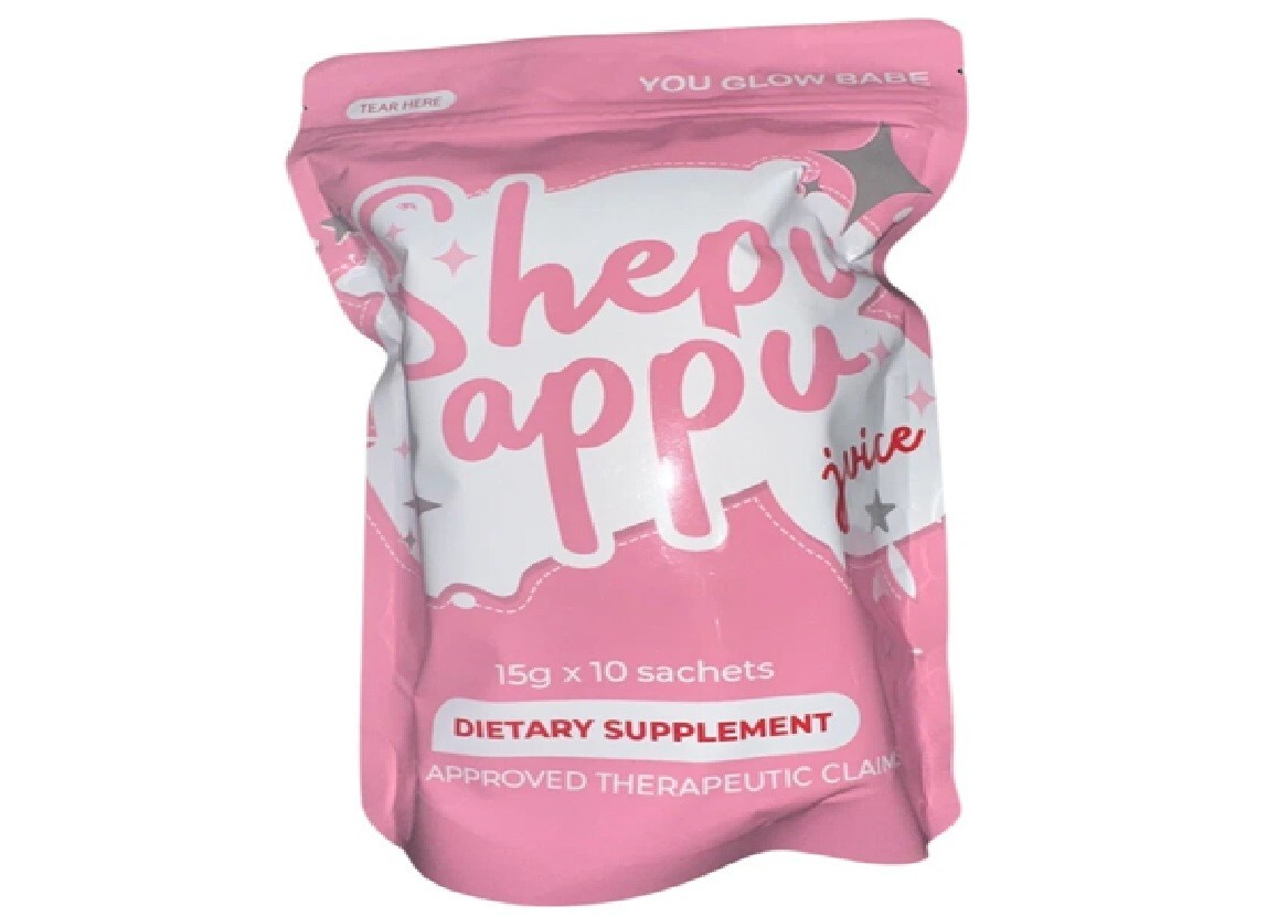 3 Pack You Glow Babe SHAPE UP SHEPU APPU Juice Powder Mix, 10 Sachets x 15g Each