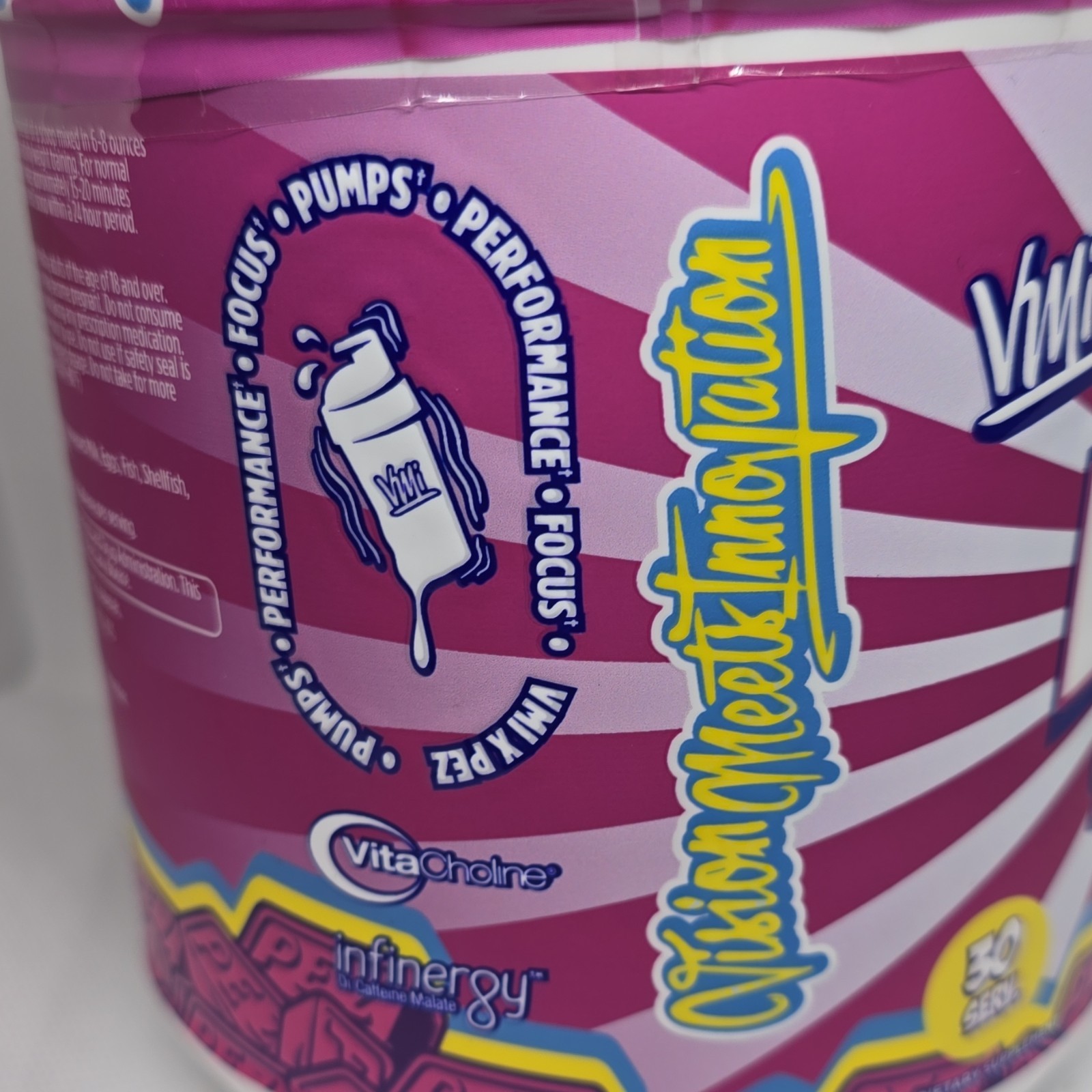 VMI Sports PEZ KXR Performance Pre-Workout Grape 504g L-Citrulline, Caffeine