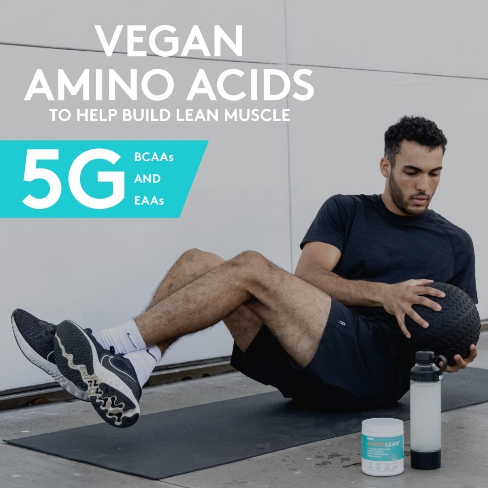 Natural Pre Workout Powder & Amino Energy | Vegan BCAA + EAA | Jitter-Free Energ