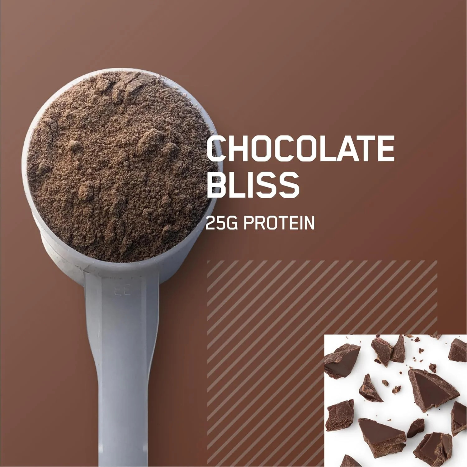 Optimum Nutrition Gold Standard 100% Isolate, Protein Powder, Chocolate Bliss, 3