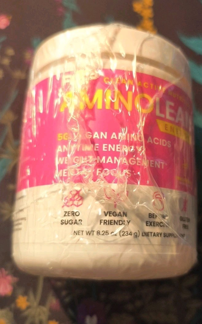 RSP AminoLean Energy Weight Management Pink Lemonade 8.68oz Exp 3/28