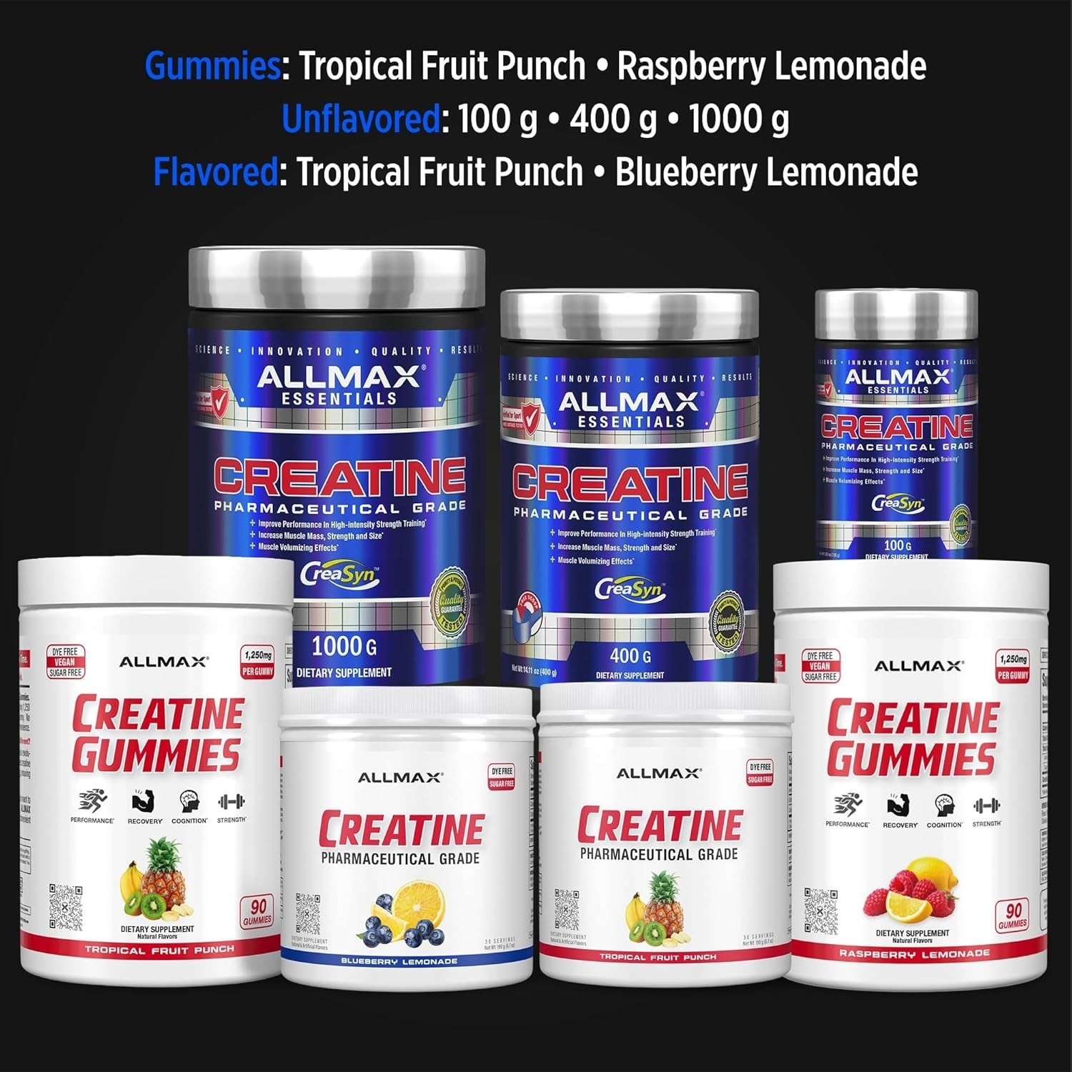 Pure Micronized Creatine Monohydrate Powder – Unflavored Supplement, 400g