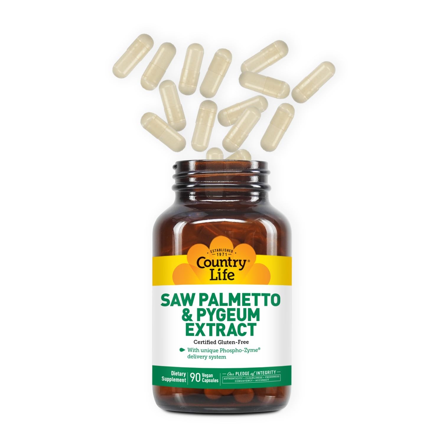 Country Life Saw Palmetto & Pygeum Extract – Prostate 90 Count (Pack of 1)