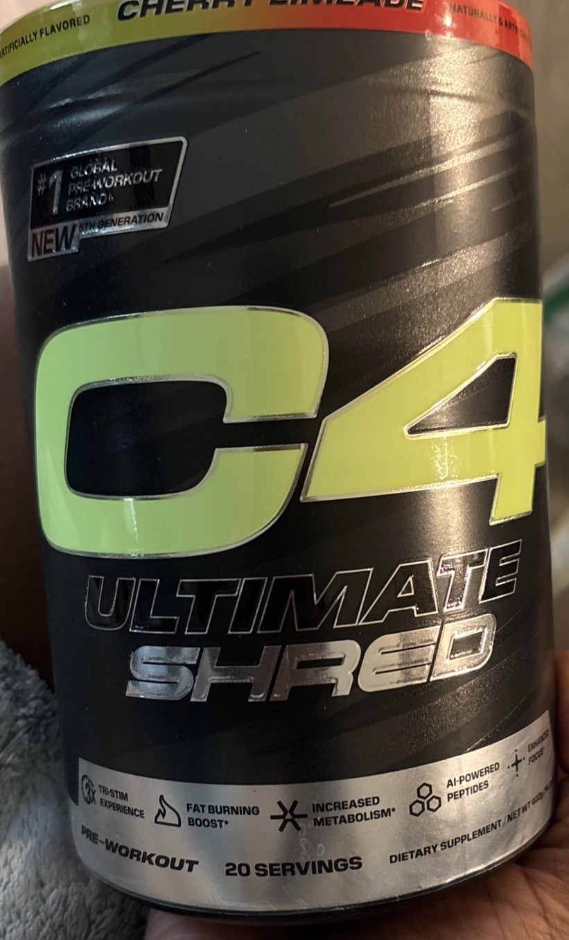 C4® Ultimate Shred, Pre-Workout, Cherry Limeade, 14.2 oz (402 g) EXP: 07 / 2026