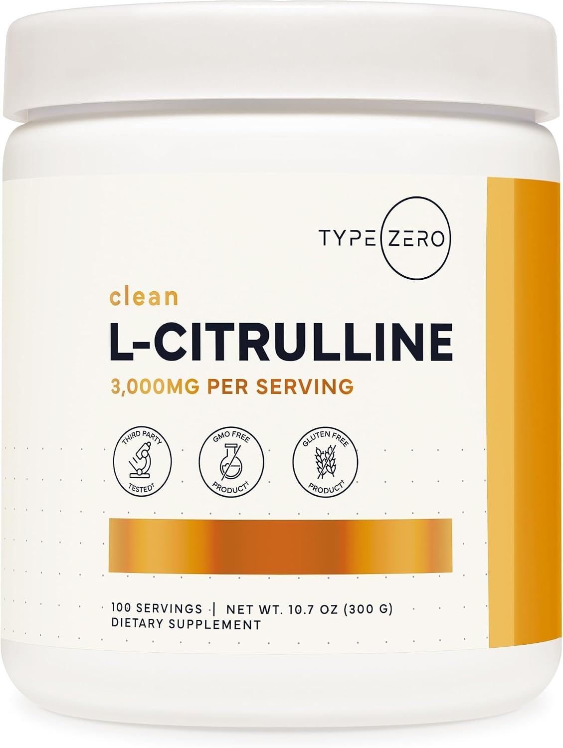 L-Citrulline Powder, 3000mg Pump Pre Workout, 100 Servings