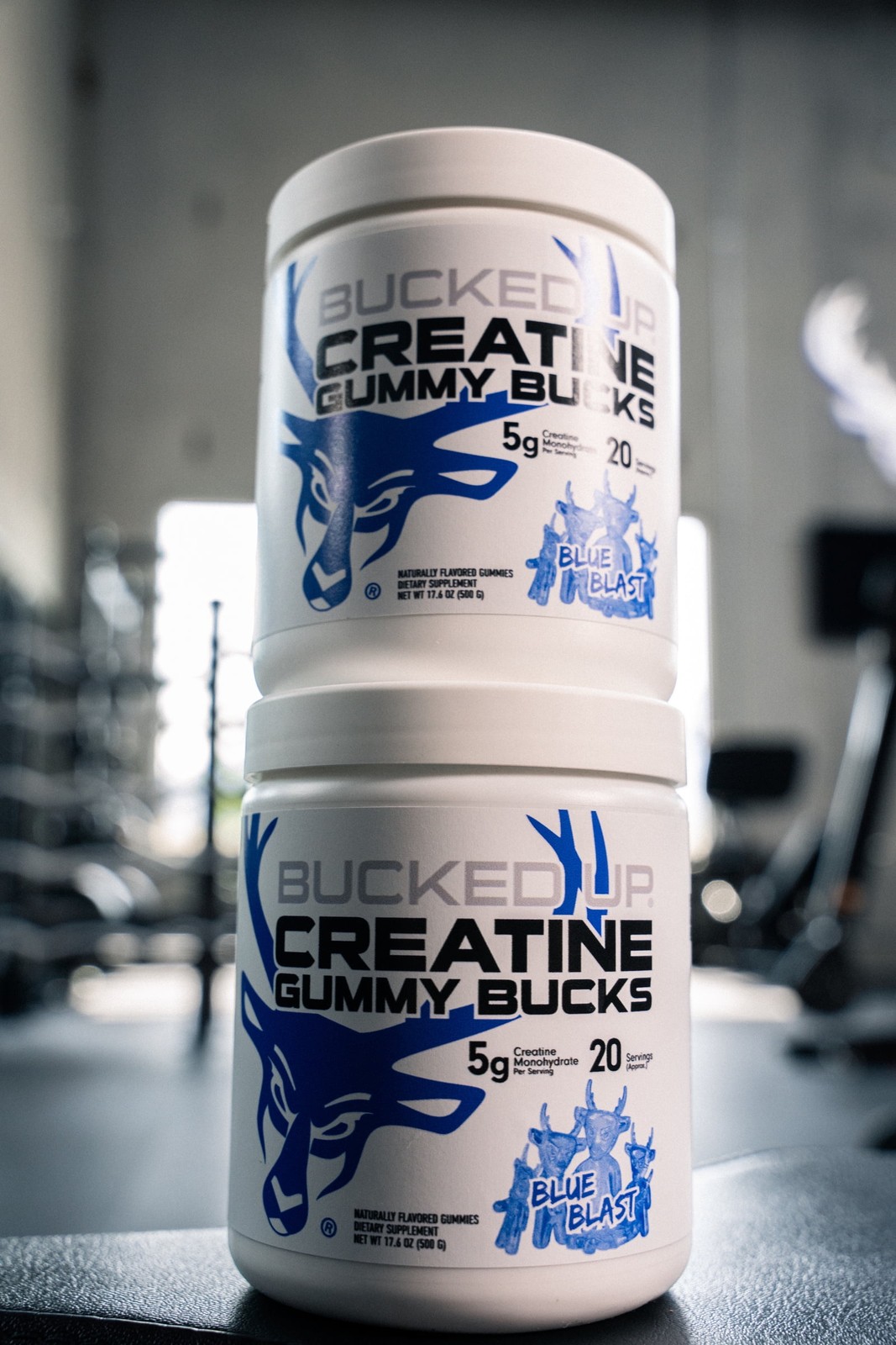 Bucked Up Creatine Gummies – Blue Blast Flavor – 5g Creatine Monohydrate Per