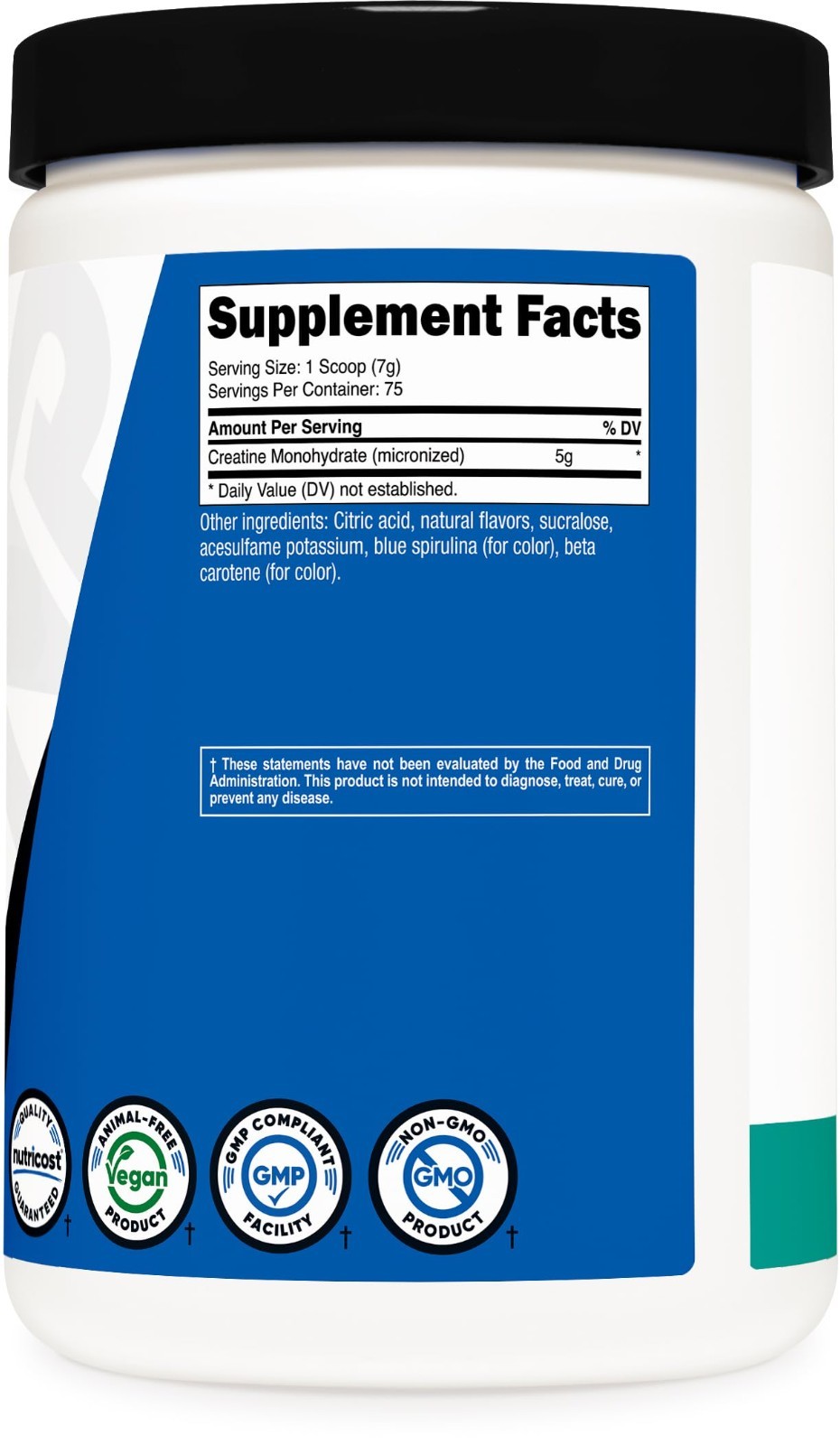 Creatine Monohydrate Powder – Micronized, Vegan, Gluten-Free, 500g – Muscle Grow