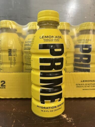Prime Hydration Drink, 16 fl oz – Limited release lemonade flavour