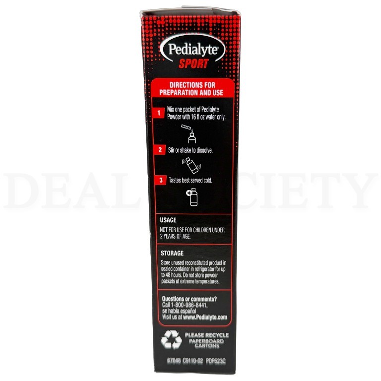 Pedialyte Sport Electrolyte Powder Fruit Punch 6ct Lot of 5 Boxes