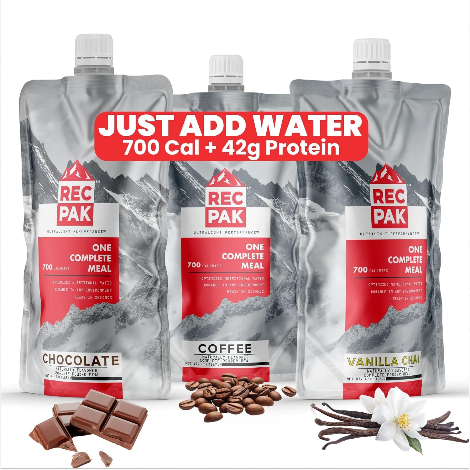 700 Cal 42g Protein Complete Nutrition for Backcountry Athletes Liquid Meal