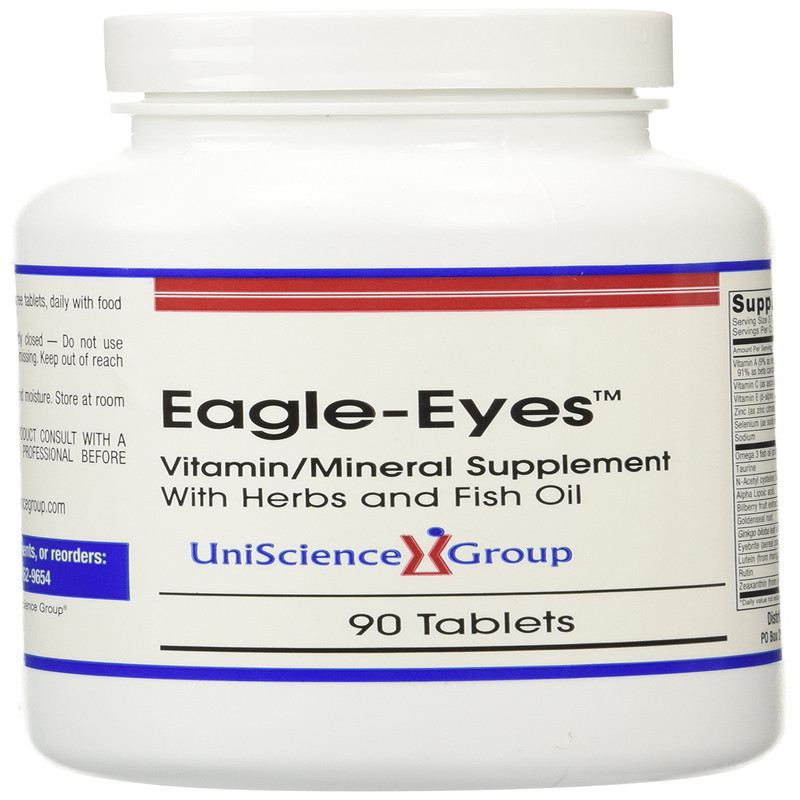 Delucky Eagle-Eyes Optimal Vision Health 500 Mg Omega 3 Fish Oil Lutein