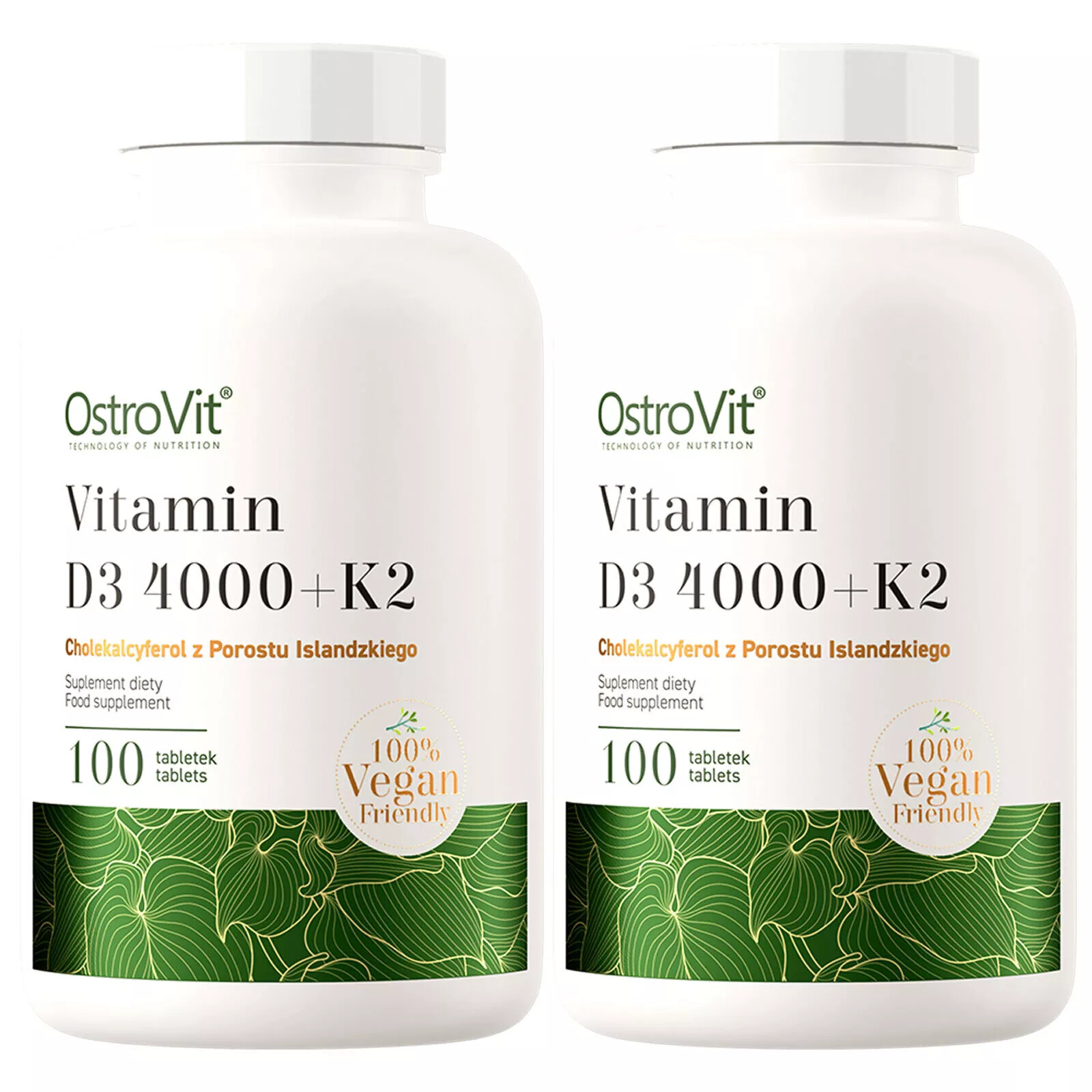 VITAMIN D3 4000+K2 – 100-800 T. – supports the immune system and muscle function