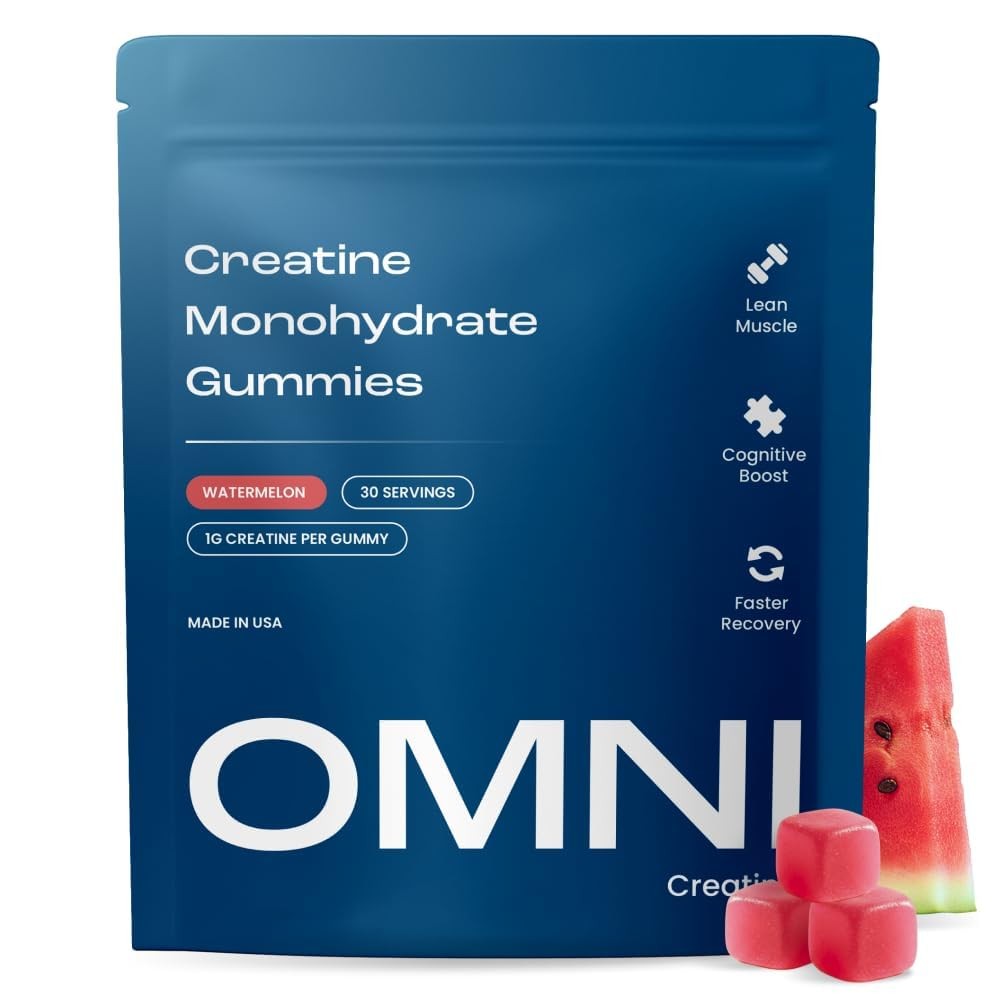 Creatine Monohydrate Gummies – Supports 90 Count (Pack of 1), Watermelon