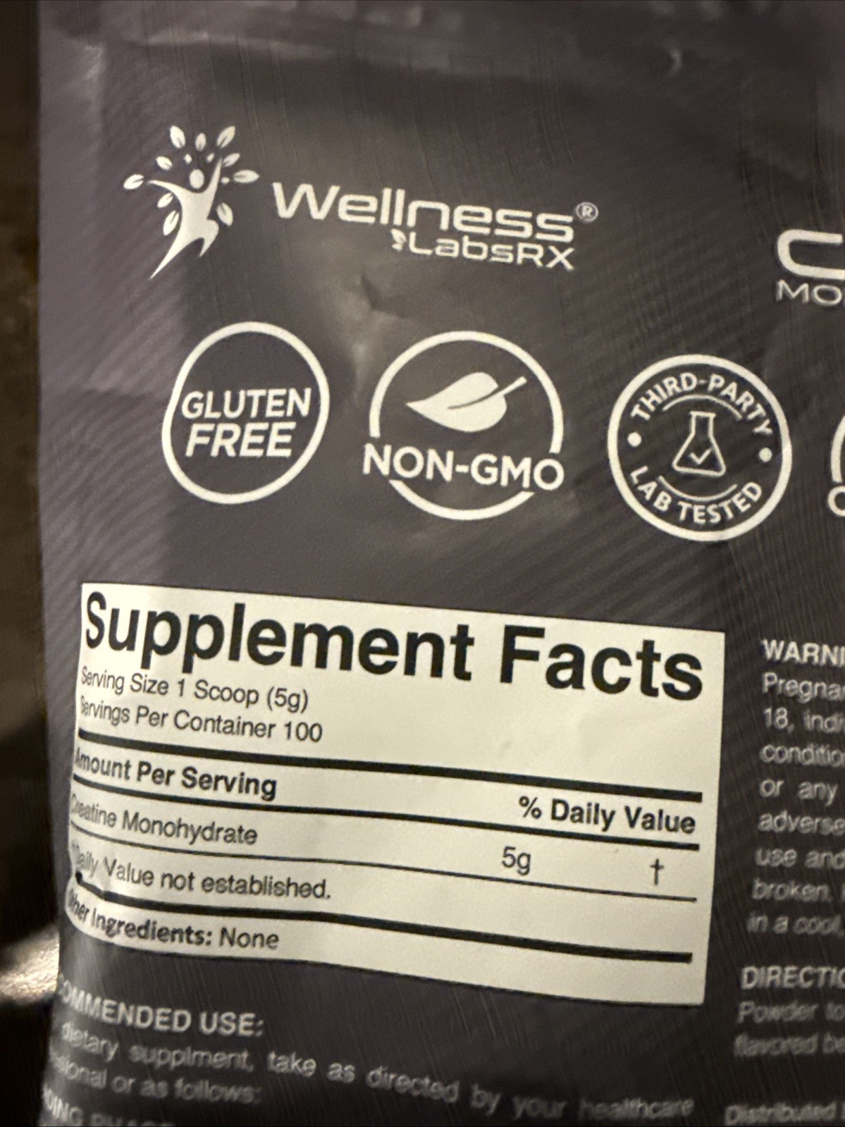 Creatine Monohydrate Powder 100 Servings Unflavored EXP 10/27 NEW