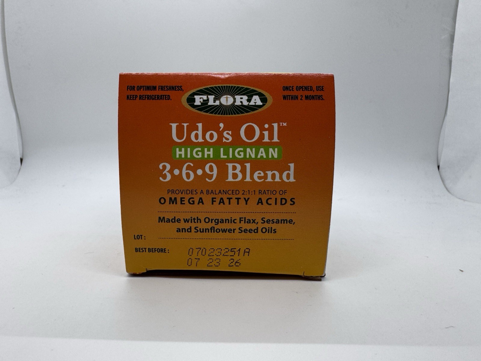 FOR CHARITY: Flora, Udo’s Choice, Omega 369 Blend Oil, 17 FL Oz
