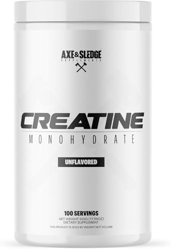 Creatine Monohydrate Unflavored 50 Servings Pure Strength