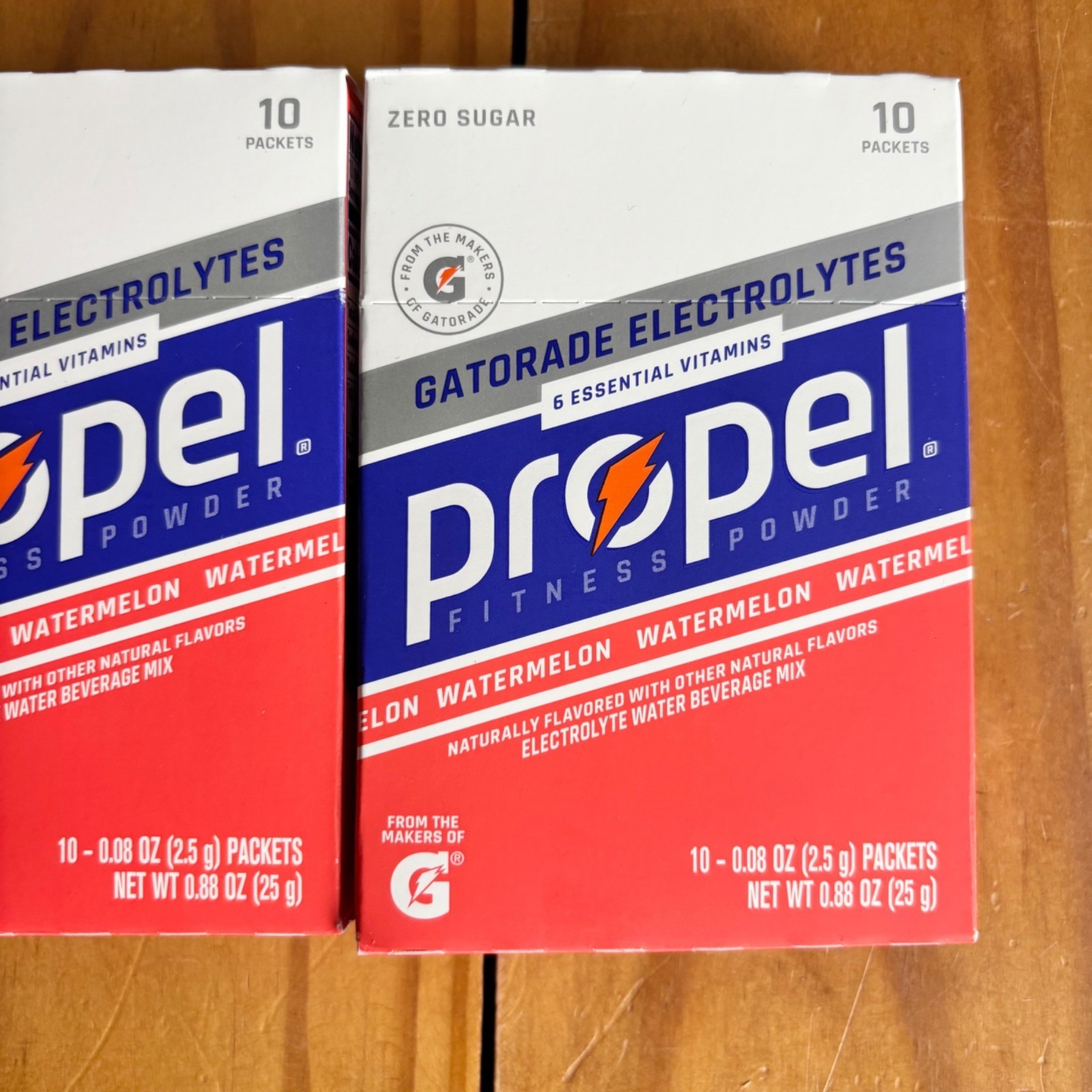 Propel Zero Sugar Electrolyte Powder Watermelon Lot of 2 Boxes 20 Count
