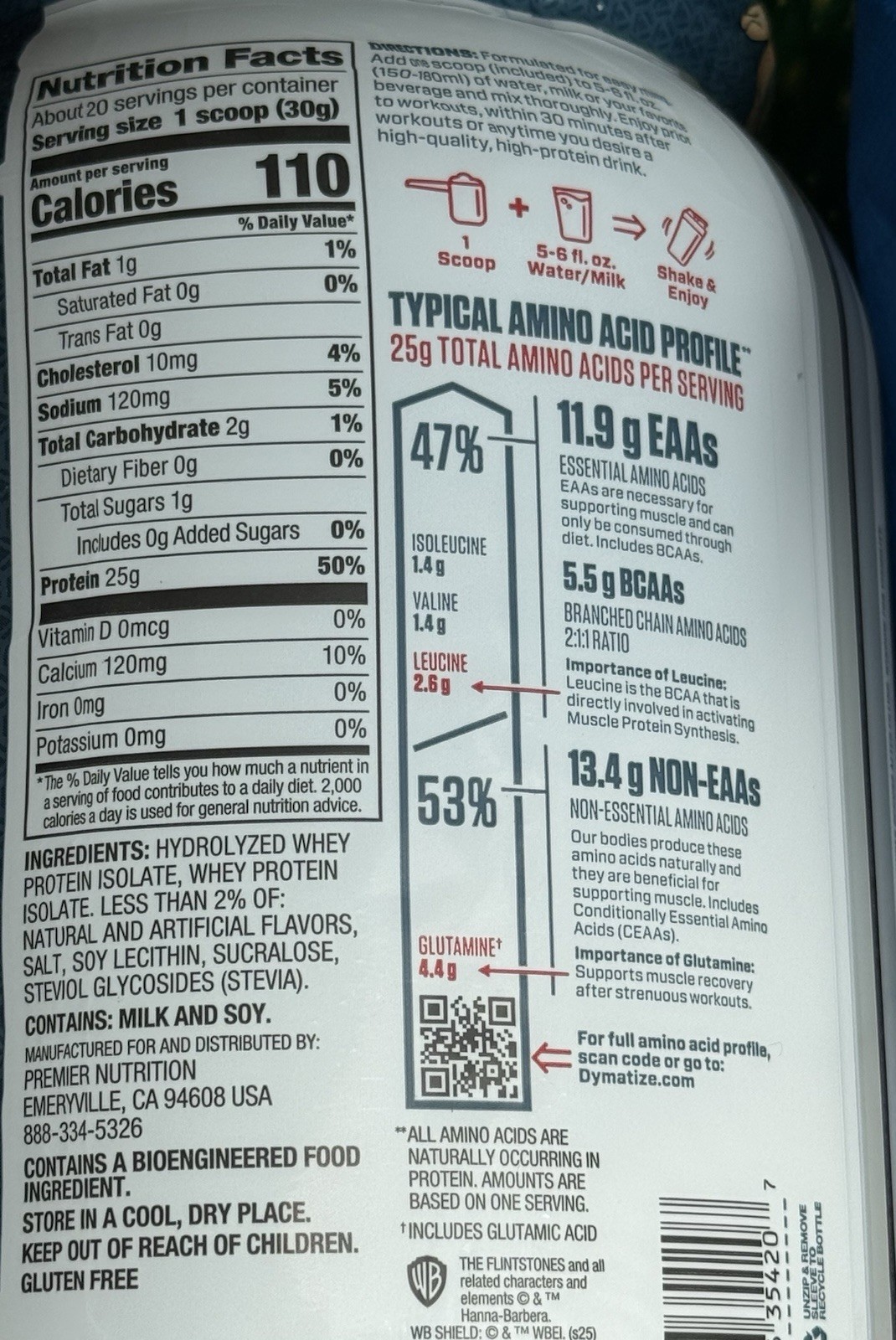 Dymatize ISO100 Hydrolyzed Whey Fruity Pebbles 20 Servings