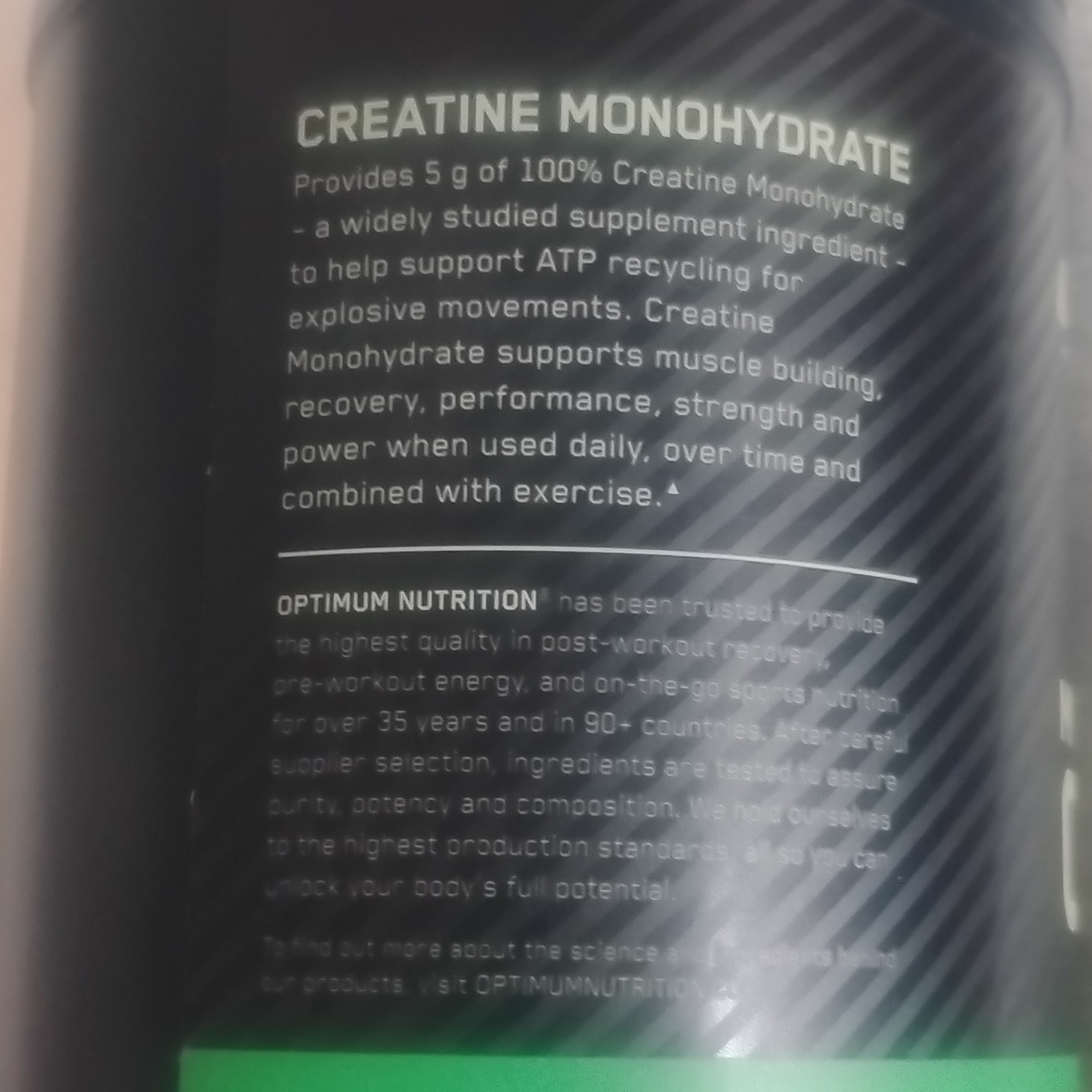 Optimum Nutrition Micronized Creatine Monohydrate Unflavored 120 Servings 5g