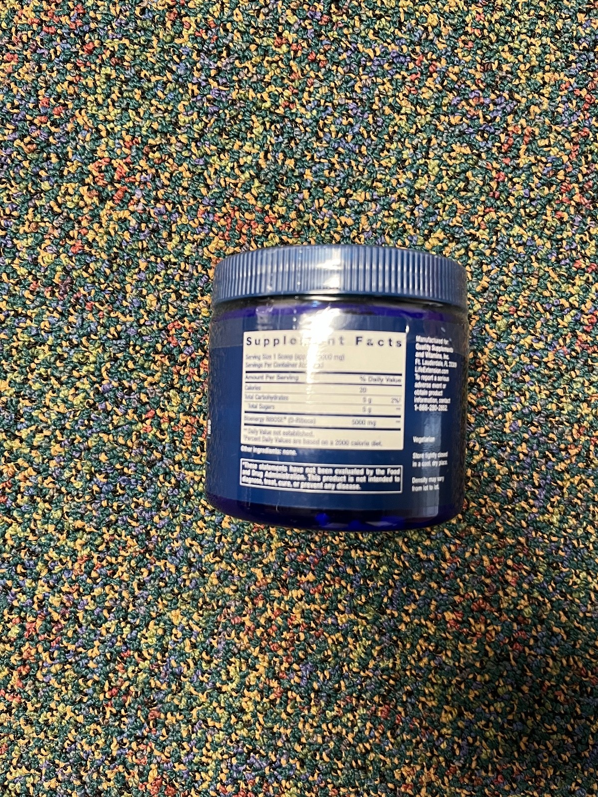 D-Ribose Powder 150g Heart & Muscle Health Life Extension New/Unopened Exp 2/27