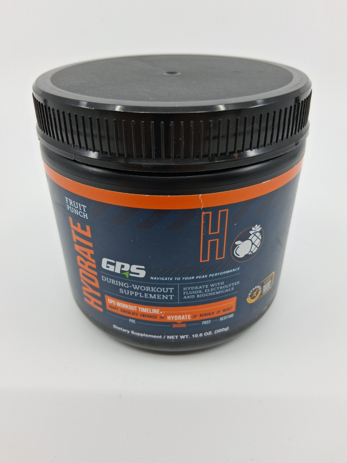 LivePURE GPS Hydrate During-Workout Supplement 11 oz Open & Full EXP 2/2027